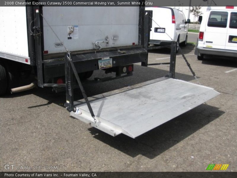 Summit White / Gray 2008 Chevrolet Express Cutaway 3500 Commercial Moving Van