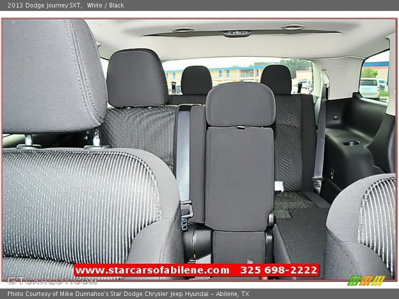 White / Black 2013 Dodge Journey SXT