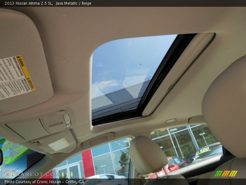 Java Metallic / Beige 2013 Nissan Altima 2.5 SL