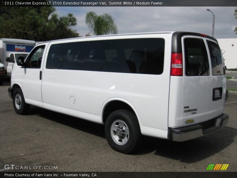 Summit White / Medium Pewter 2011 Chevrolet Express LT 3500 Extended Passenger Van