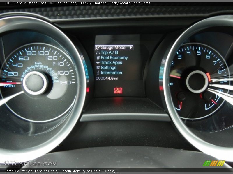  2013 Mustang Boss 302 Laguna Seca Boss 302 Laguna Seca Gauges