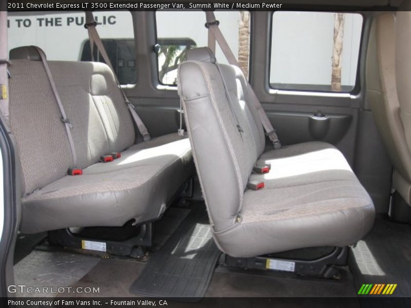 Summit White / Medium Pewter 2011 Chevrolet Express LT 3500 Extended Passenger Van