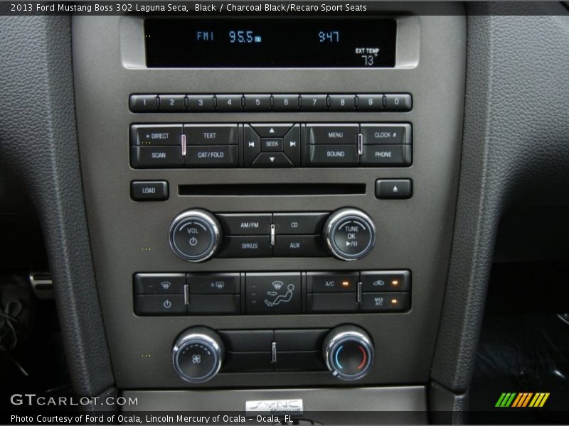 Controls of 2013 Mustang Boss 302 Laguna Seca