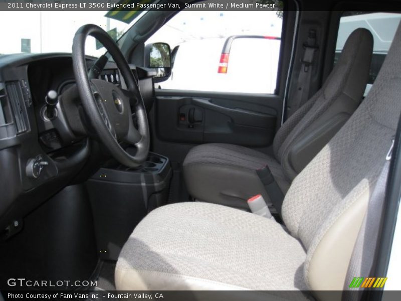 Summit White / Medium Pewter 2011 Chevrolet Express LT 3500 Extended Passenger Van