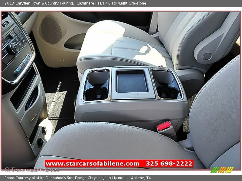 Cashmere Pearl / Black/Light Graystone 2013 Chrysler Town & Country Touring