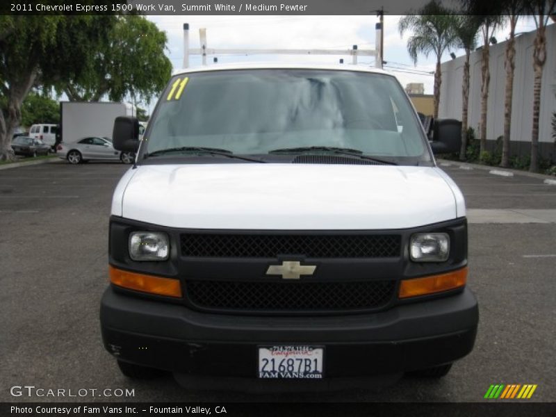 Summit White / Medium Pewter 2011 Chevrolet Express 1500 Work Van