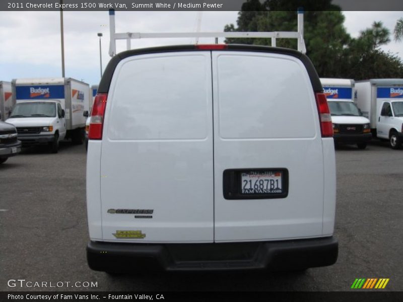 Summit White / Medium Pewter 2011 Chevrolet Express 1500 Work Van