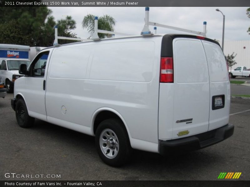 Summit White / Medium Pewter 2011 Chevrolet Express 1500 Work Van