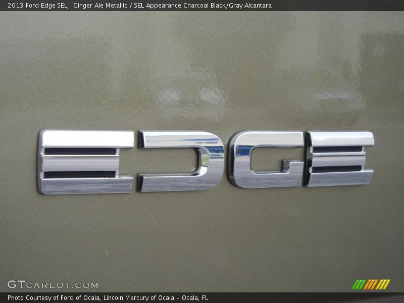 Ginger Ale Metallic / SEL Appearance Charcoal Black/Gray Alcantara 2013 Ford Edge SEL