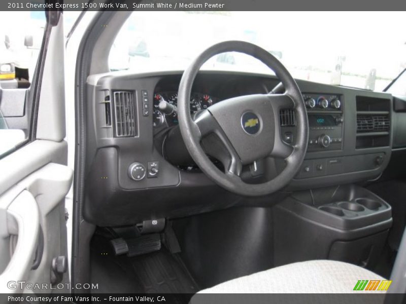 Summit White / Medium Pewter 2011 Chevrolet Express 1500 Work Van