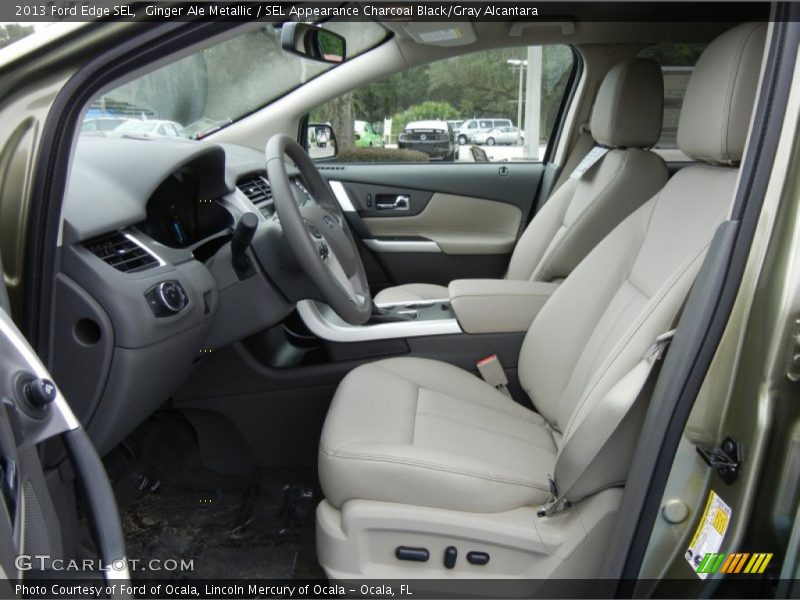 Ginger Ale Metallic / SEL Appearance Charcoal Black/Gray Alcantara 2013 Ford Edge SEL