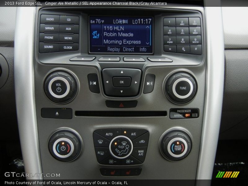 Ginger Ale Metallic / SEL Appearance Charcoal Black/Gray Alcantara 2013 Ford Edge SEL