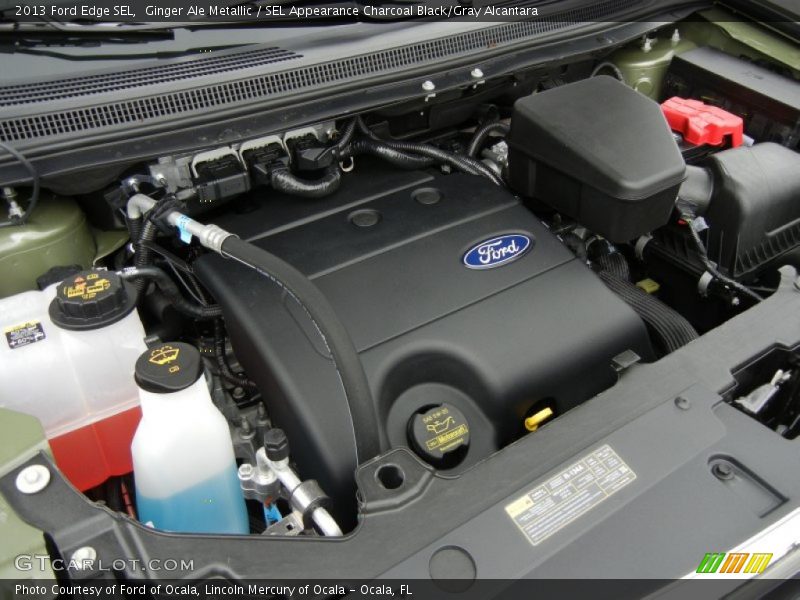 Ginger Ale Metallic / SEL Appearance Charcoal Black/Gray Alcantara 2013 Ford Edge SEL