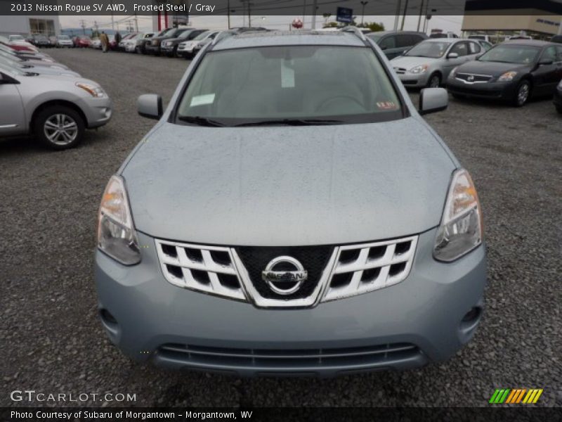 Frosted Steel / Gray 2013 Nissan Rogue SV AWD