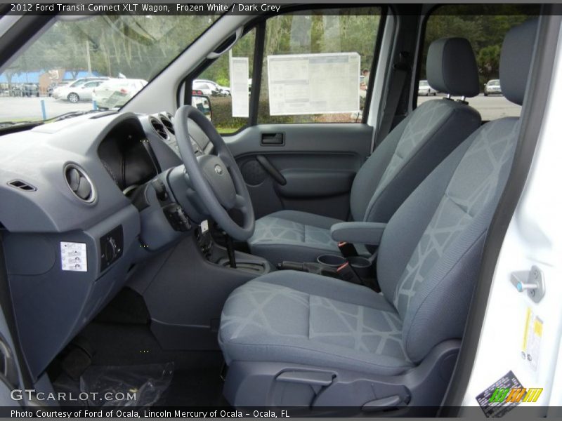  2012 Transit Connect XLT Wagon Dark Grey Interior