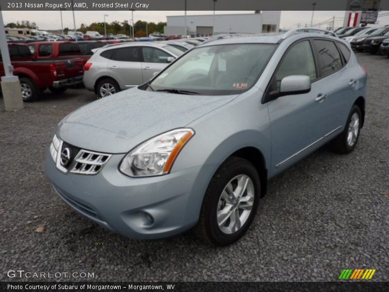 Frosted Steel / Gray 2013 Nissan Rogue SV AWD