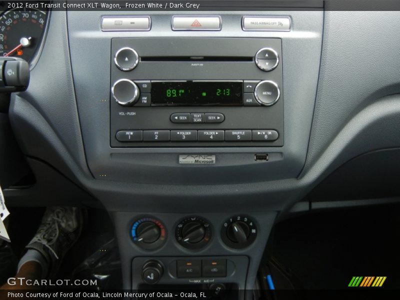Controls of 2012 Transit Connect XLT Wagon