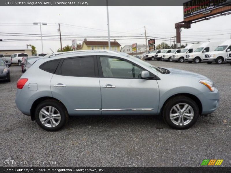 Frosted Steel / Gray 2013 Nissan Rogue SV AWD