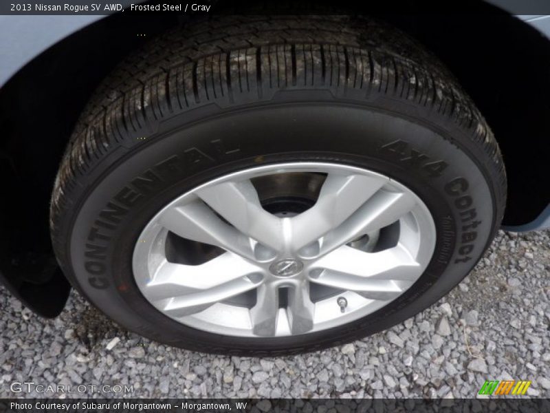 Frosted Steel / Gray 2013 Nissan Rogue SV AWD