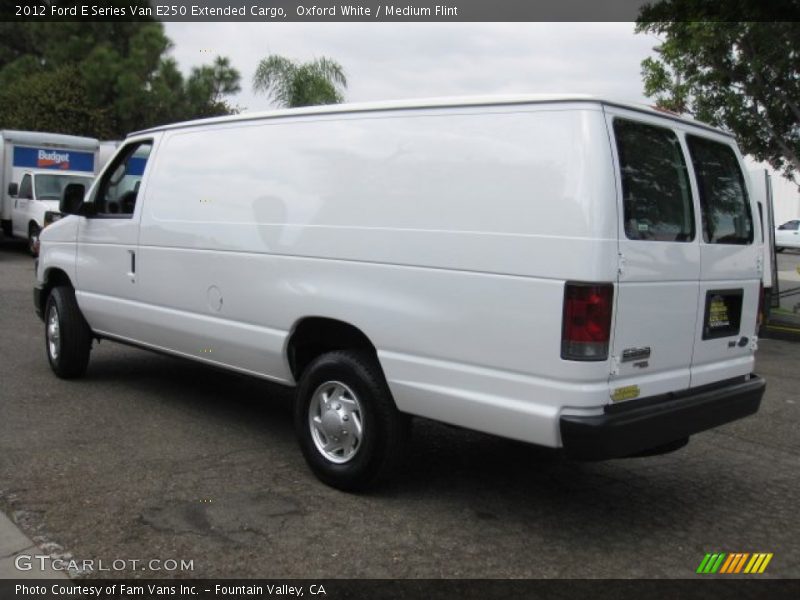 Oxford White / Medium Flint 2012 Ford E Series Van E250 Extended Cargo
