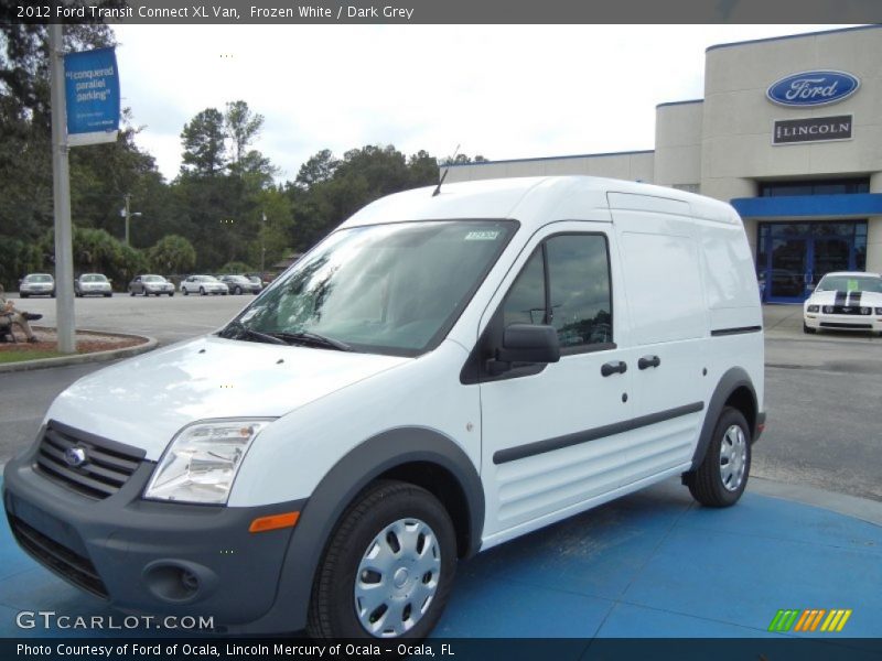 Frozen White / Dark Grey 2012 Ford Transit Connect XL Van