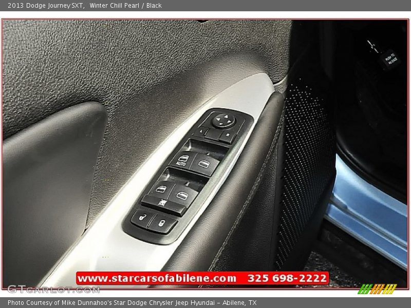 Winter Chill Pearl / Black 2013 Dodge Journey SXT