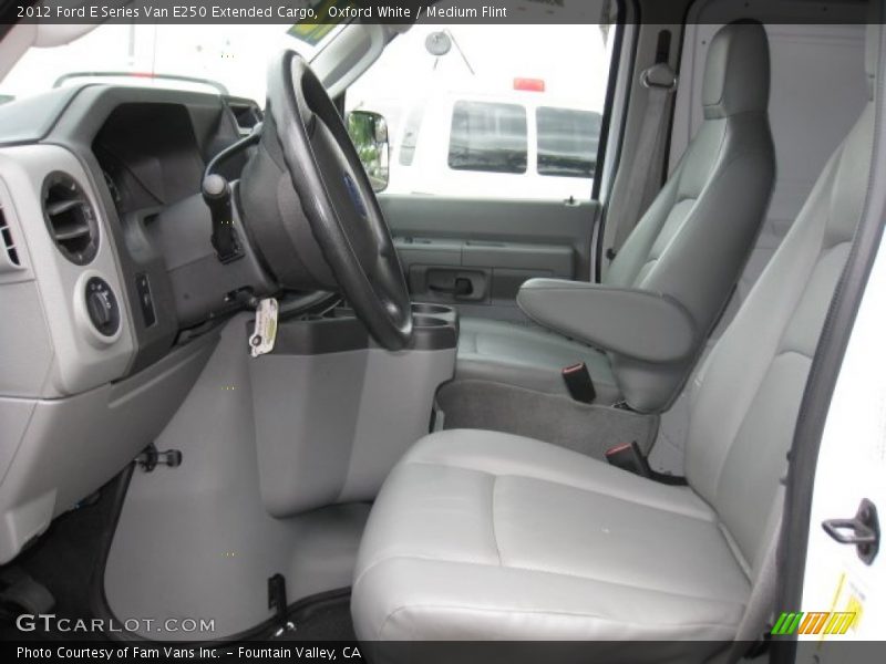 Oxford White / Medium Flint 2012 Ford E Series Van E250 Extended Cargo