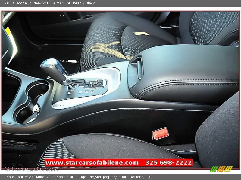Winter Chill Pearl / Black 2013 Dodge Journey SXT