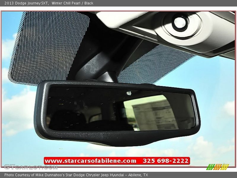 Winter Chill Pearl / Black 2013 Dodge Journey SXT