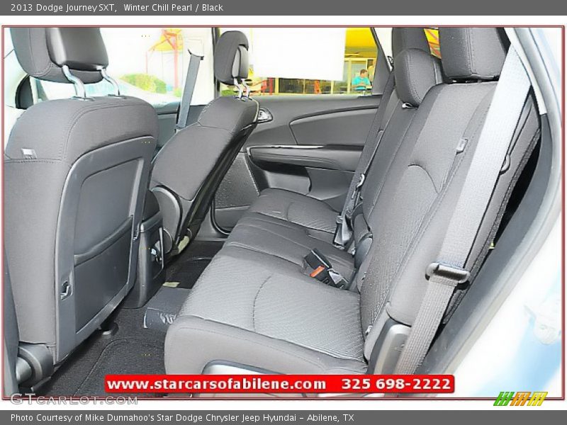 Winter Chill Pearl / Black 2013 Dodge Journey SXT