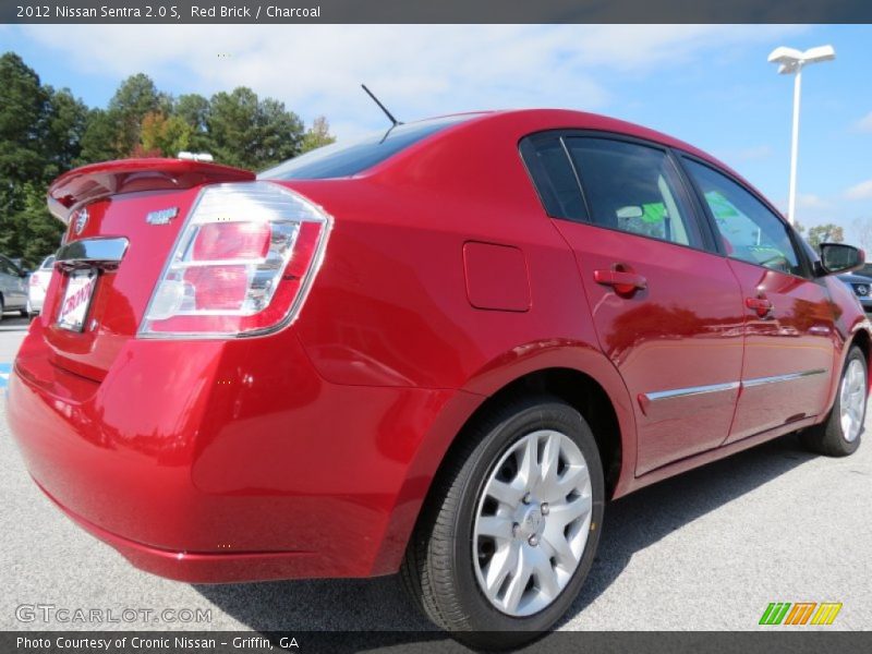Red Brick / Charcoal 2012 Nissan Sentra 2.0 S