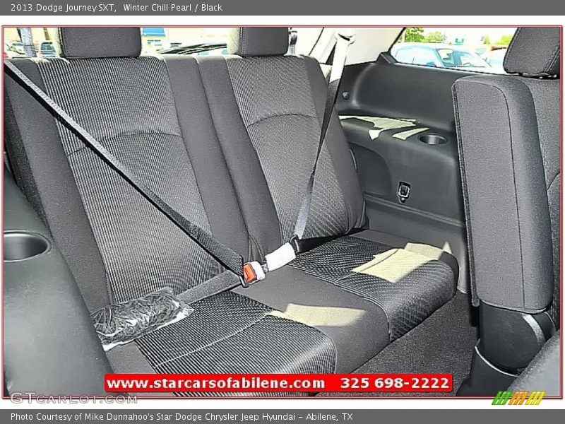 Winter Chill Pearl / Black 2013 Dodge Journey SXT