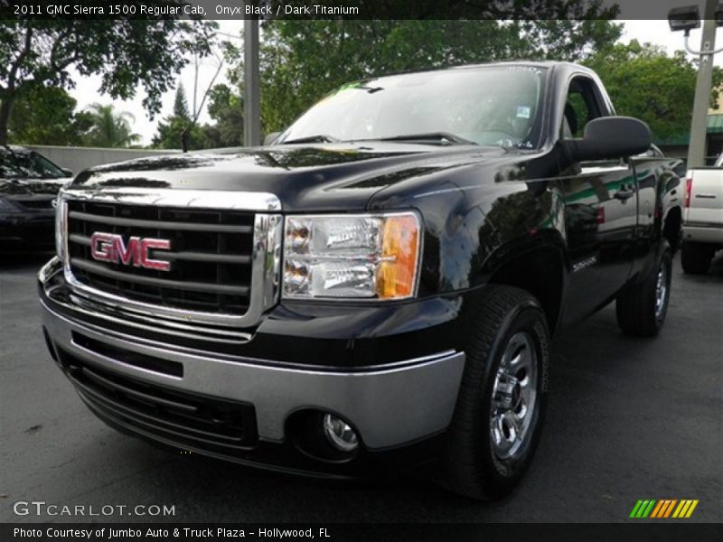 Onyx Black / Dark Titanium 2011 GMC Sierra 1500 Regular Cab