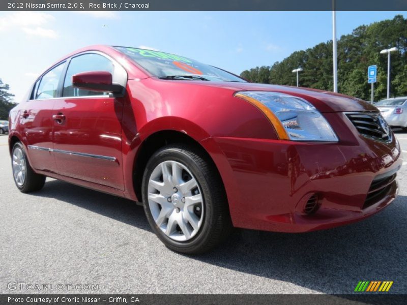 Red Brick / Charcoal 2012 Nissan Sentra 2.0 S