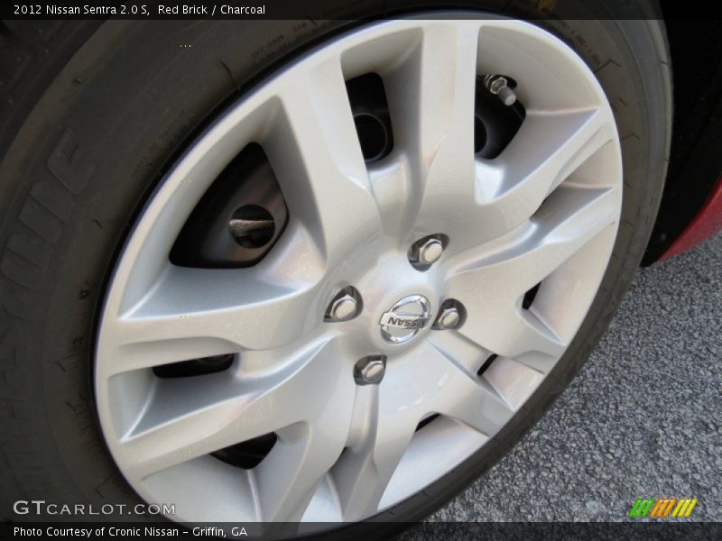 Red Brick / Charcoal 2012 Nissan Sentra 2.0 S