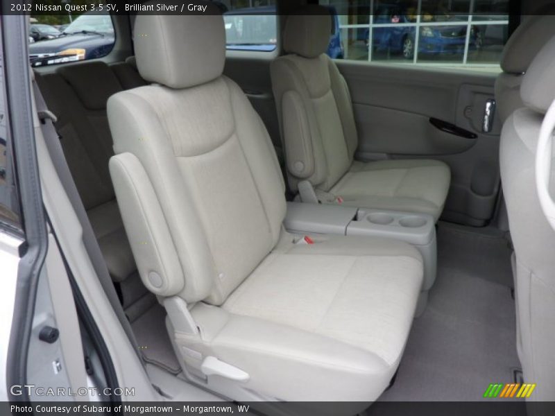 Brilliant Silver / Gray 2012 Nissan Quest 3.5 SV