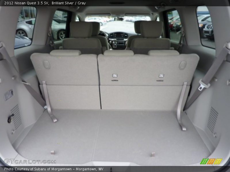 Brilliant Silver / Gray 2012 Nissan Quest 3.5 SV