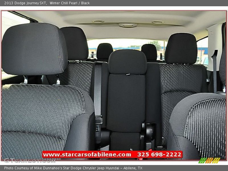 Winter Chill Pearl / Black 2013 Dodge Journey SXT