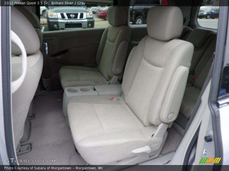 Brilliant Silver / Gray 2012 Nissan Quest 3.5 SV