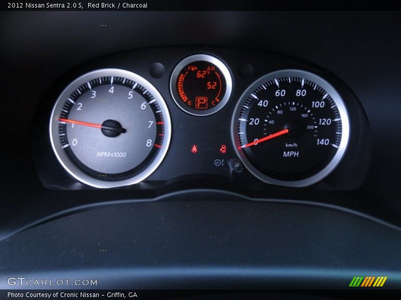 Red Brick / Charcoal 2012 Nissan Sentra 2.0 S