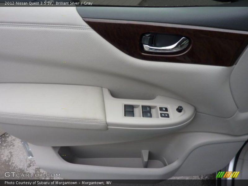 Brilliant Silver / Gray 2012 Nissan Quest 3.5 SV