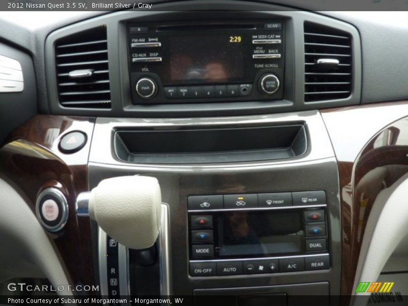 Brilliant Silver / Gray 2012 Nissan Quest 3.5 SV