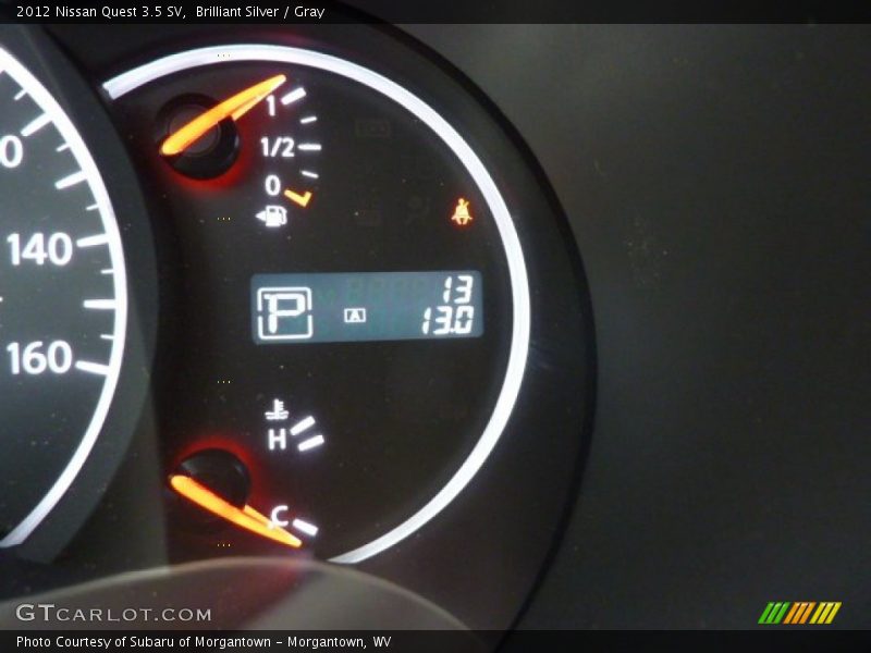 Brilliant Silver / Gray 2012 Nissan Quest 3.5 SV