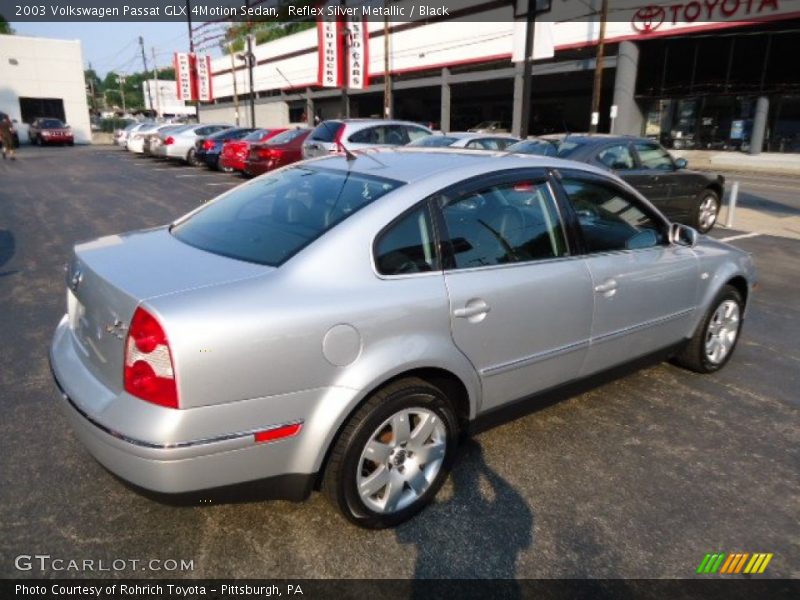 Reflex Silver Metallic / Black 2003 Volkswagen Passat GLX 4Motion Sedan