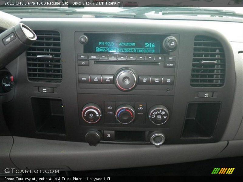 Onyx Black / Dark Titanium 2011 GMC Sierra 1500 Regular Cab