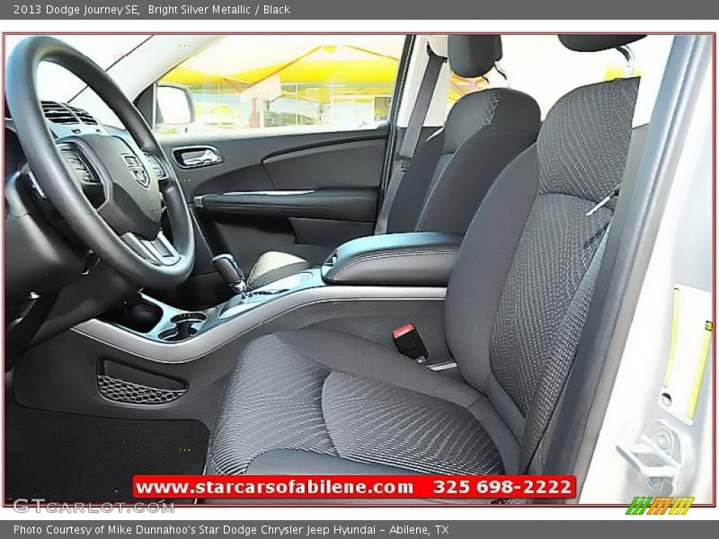 Bright Silver Metallic / Black 2013 Dodge Journey SE