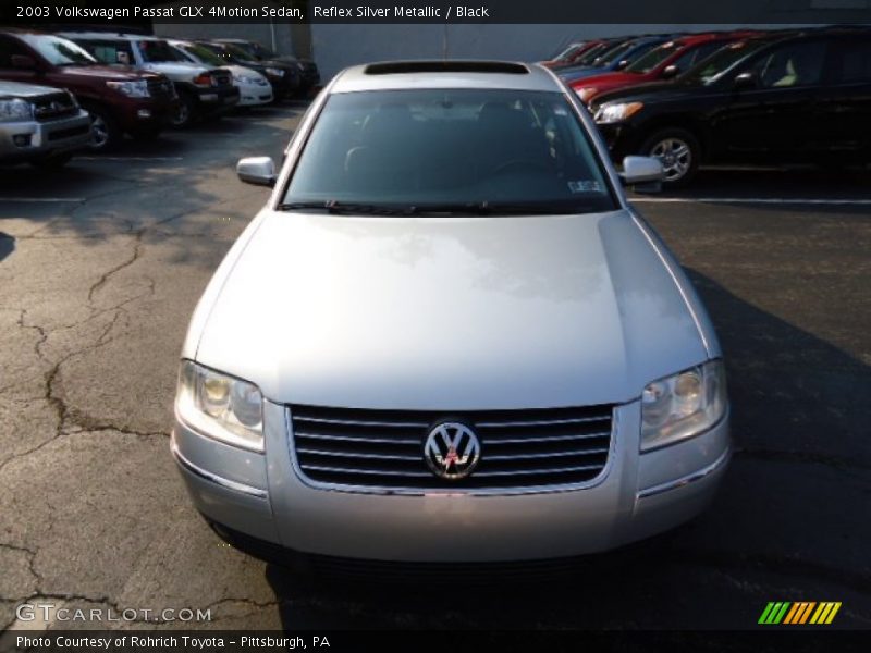 Reflex Silver Metallic / Black 2003 Volkswagen Passat GLX 4Motion Sedan