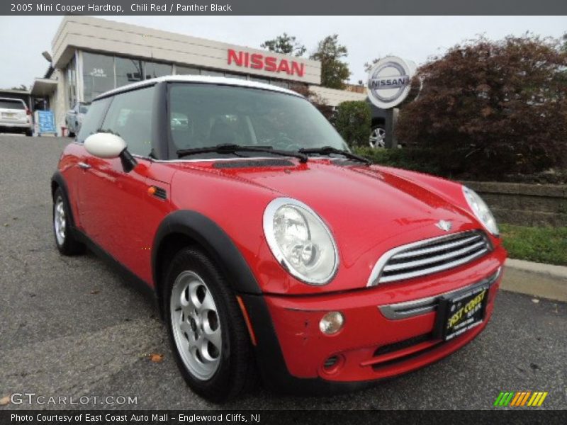 Chili Red / Panther Black 2005 Mini Cooper Hardtop