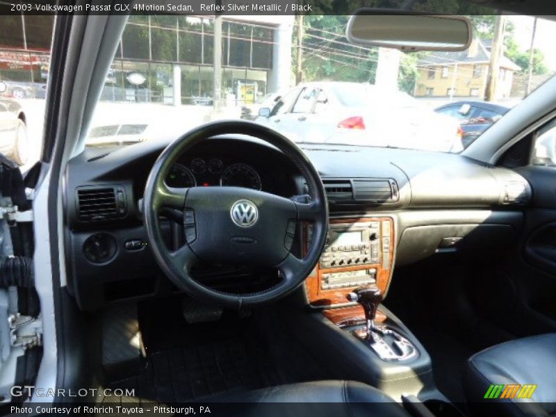 Reflex Silver Metallic / Black 2003 Volkswagen Passat GLX 4Motion Sedan