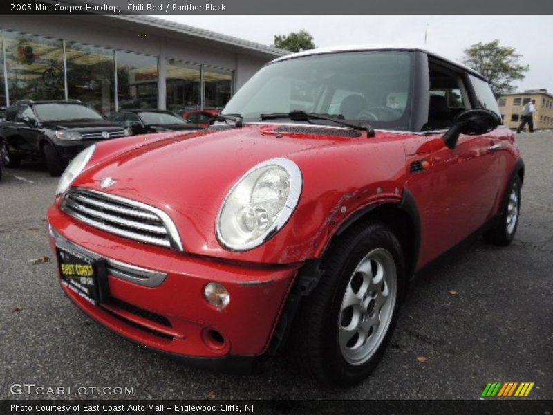 Chili Red / Panther Black 2005 Mini Cooper Hardtop